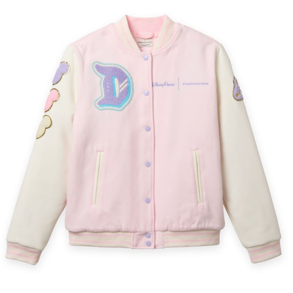 Disney Stoney Clover Lane Disneyland Varsity Jacket Pink XXXL Parks